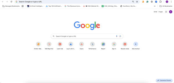 Google Chrome’s user interface