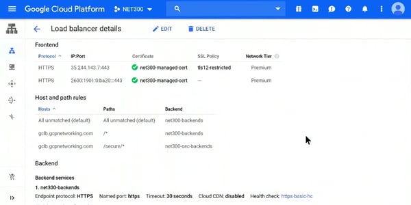 Google Cloud Load Balancing