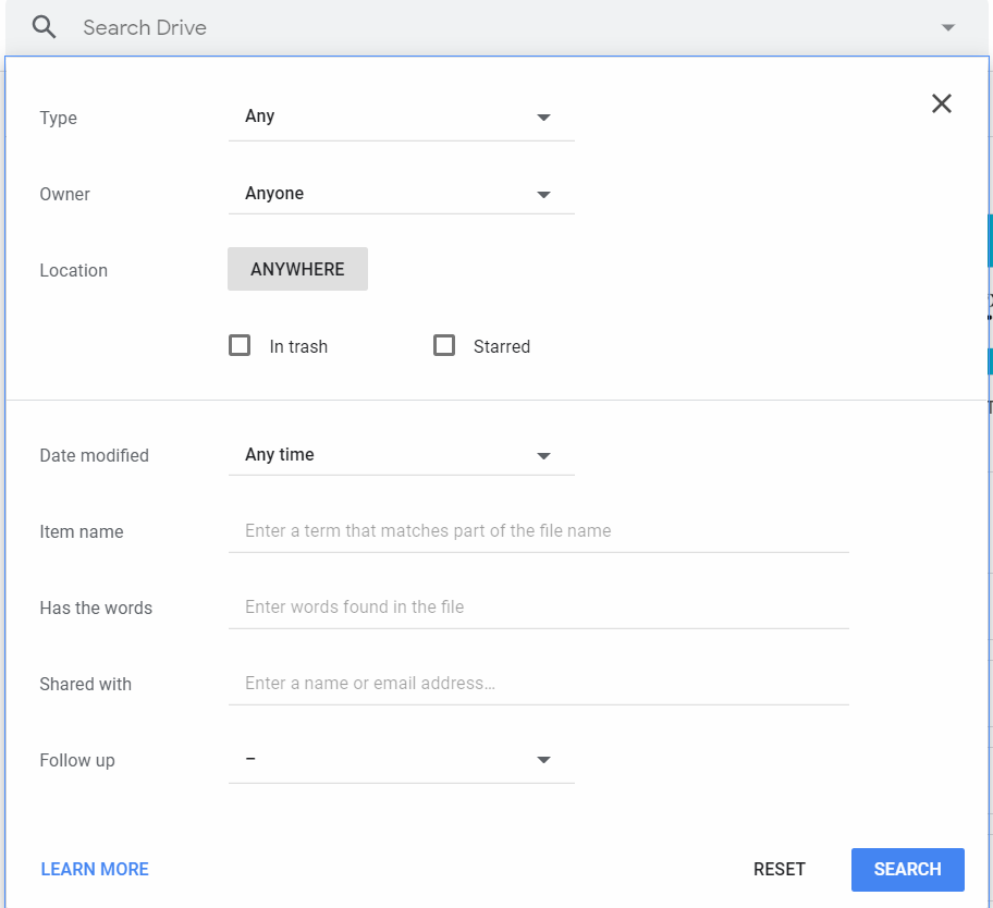 google drive online is different than synched version