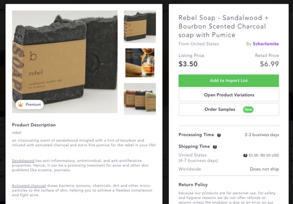 sandalwood soap