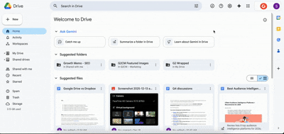 Googlr Drive file organization