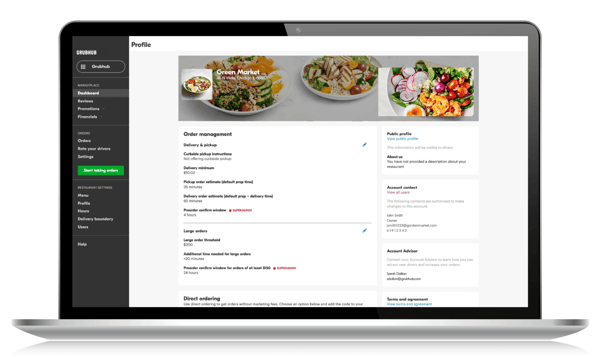 Grubhub for Restaurants