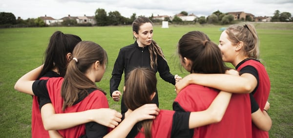 teamwork, girls' soccer