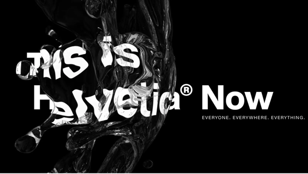 This is Helvetica Now