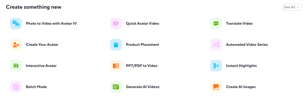 HeyGen features