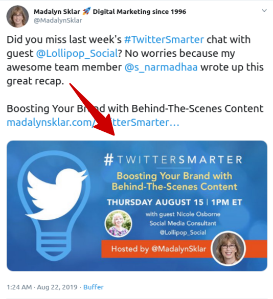madalyn sklar twitter chat