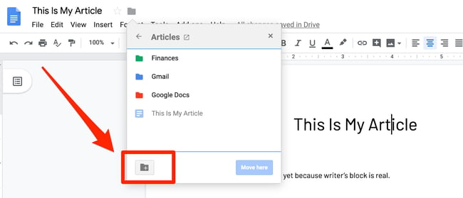 How To Create A Folder In Google Docs In 4 Steps