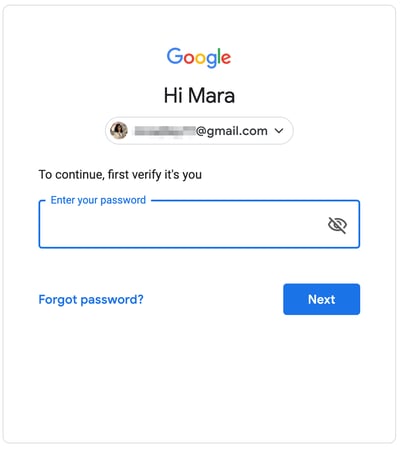 Verify Gmail Account