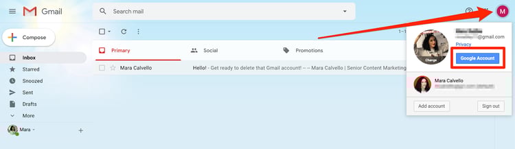 Google Account Settings