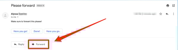 One-click action buttons in Gmail