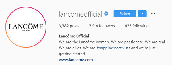 Lancome IG bio