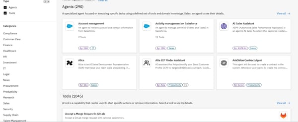 AI agents in IBM