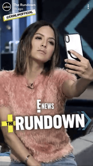 ENews SNapchat Rundown