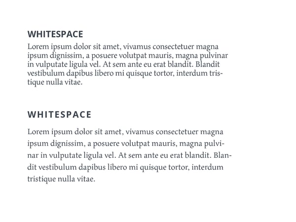whitespace examples 