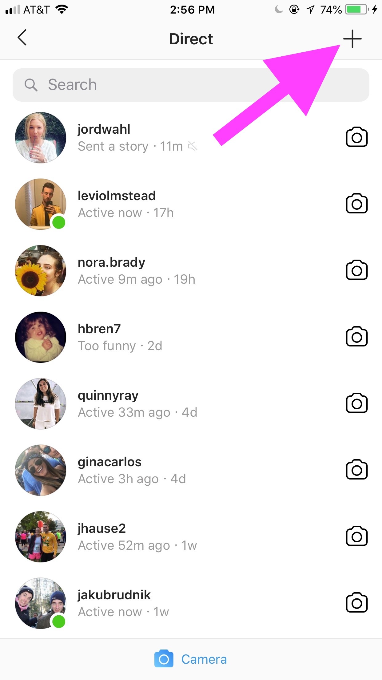instagram direct message symbols 2018
