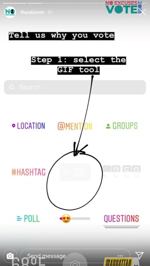 The Skimm User Generated Content Instagram Story