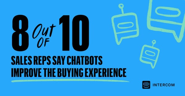 sales reps on chatbots for buying experience