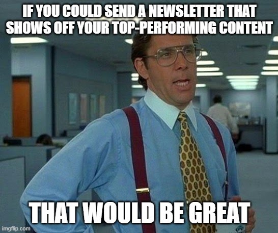 newsletter meme