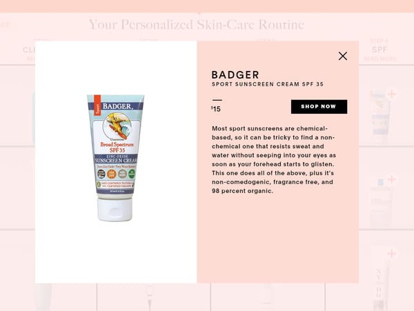 skin care routine badger cream