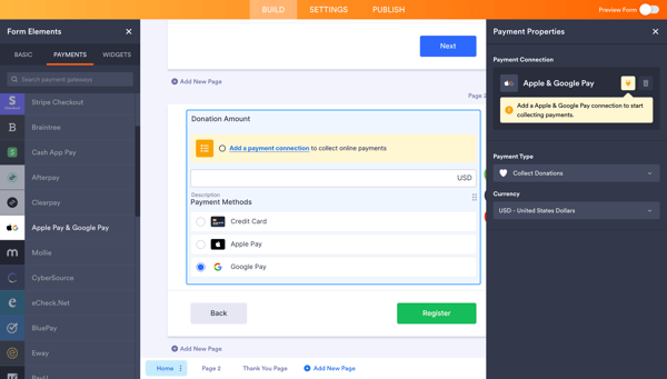 Jotform payments