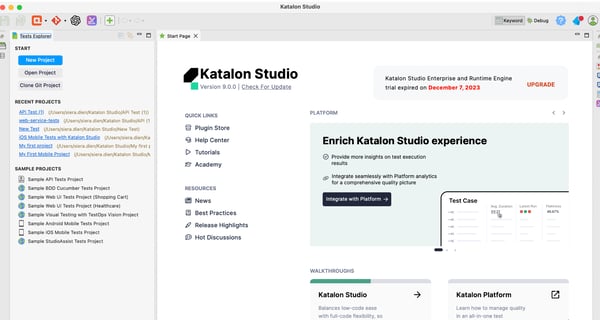 Katalon Platform