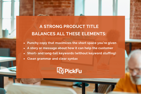 how to write a strong product title