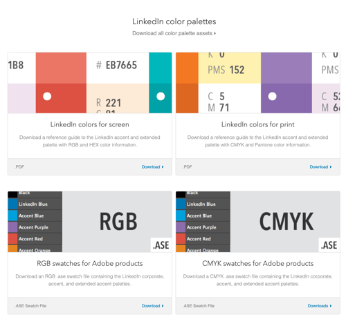 LinkedIn Style Guide Example