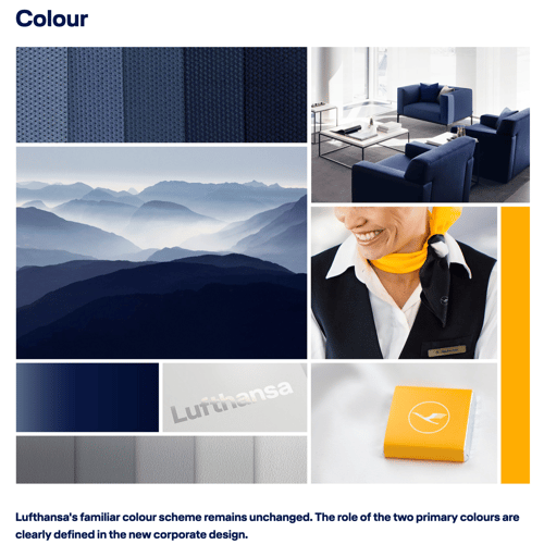 Lufthansa Style Guide Example