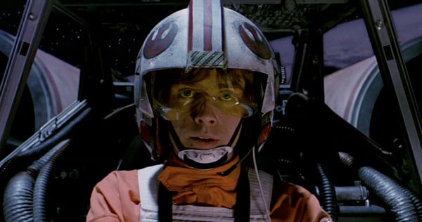 Luke in X Wing