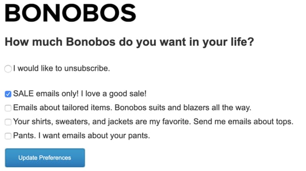 bonobos email unsubscribe