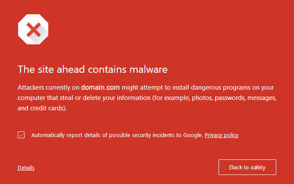 malware warning