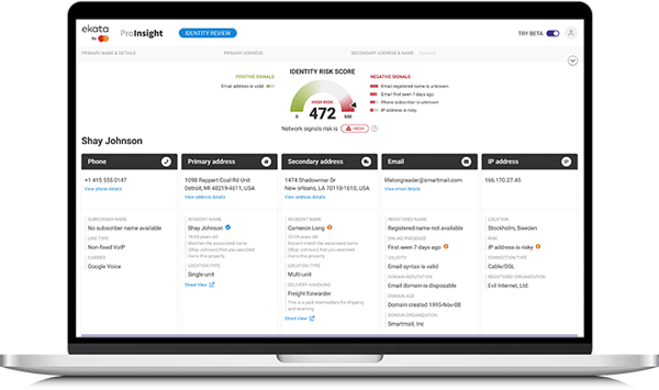 Mastercard Identity Review 360