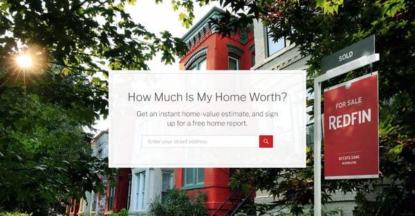 redfin landing page