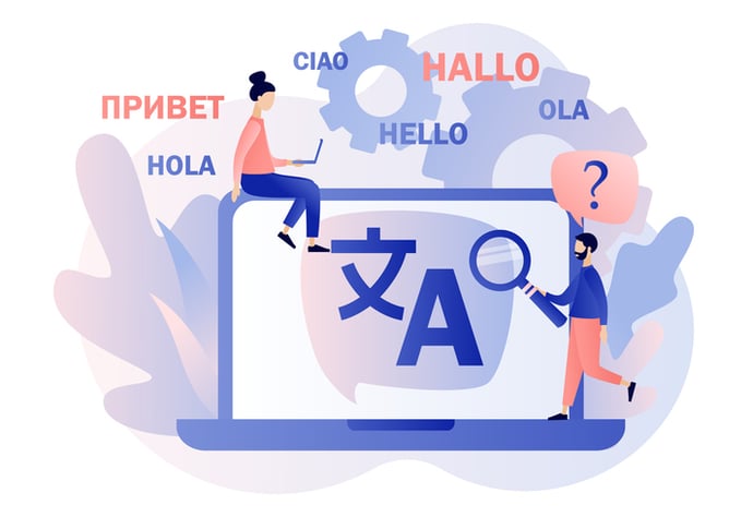 Multilingual website