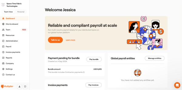 Multiplier dashboard