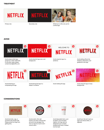 Netflix Style Guide Example