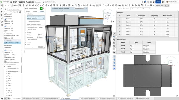 Onshape CAD part studio