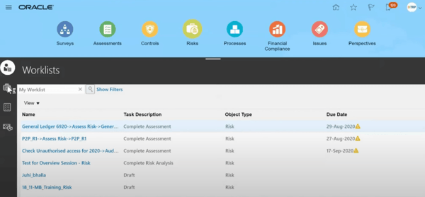 Oracle Financial Reporting Compliance Cloud