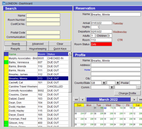Oracle Hospitality OPERA Property Management System