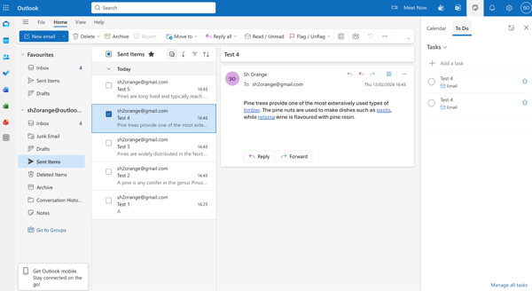 Outlook integrations