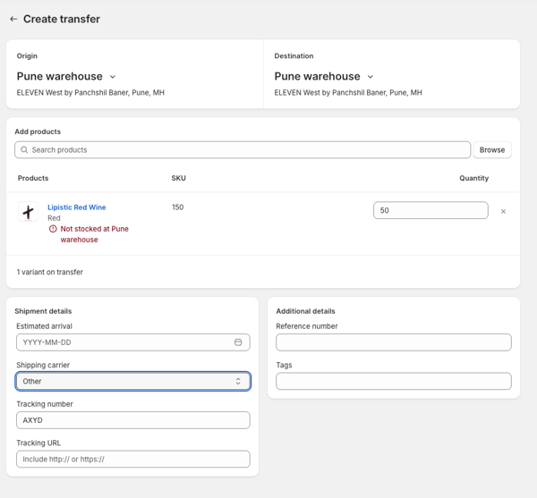 POS support (Shopify)