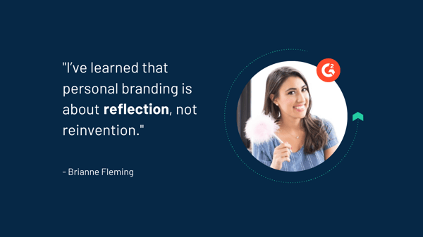 Personal Branding Quote Brianne Fleming