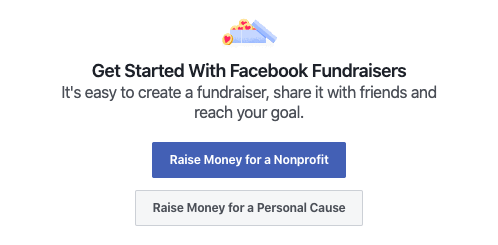 facebook fundraiser campaign
