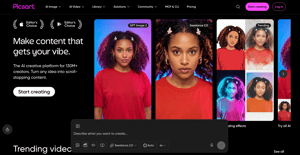 Picsart homepage