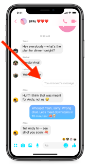 deleted messages on fb messenger