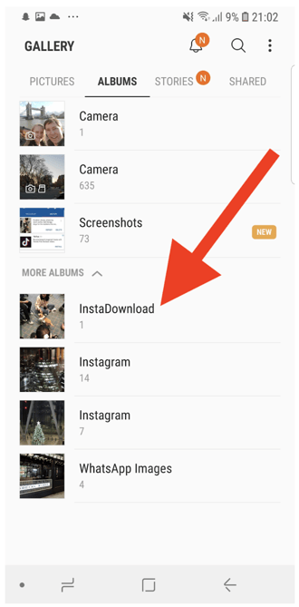 find-downloaded-instagram-video-in-gallery