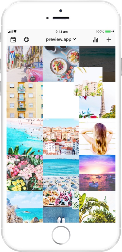 instagram grid preview desktop