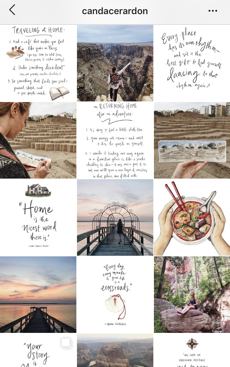 instagram grid examples