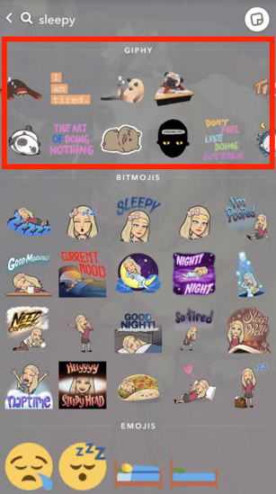 The Best Guide to Using Snapchat Stickers: How to Make Stickers, GIFs, Bitmojis + More The Best Guide to Using Snapchat Stickers: How to Make Stickers, GIFs, Bitmojis + More