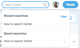 twitter saved searches